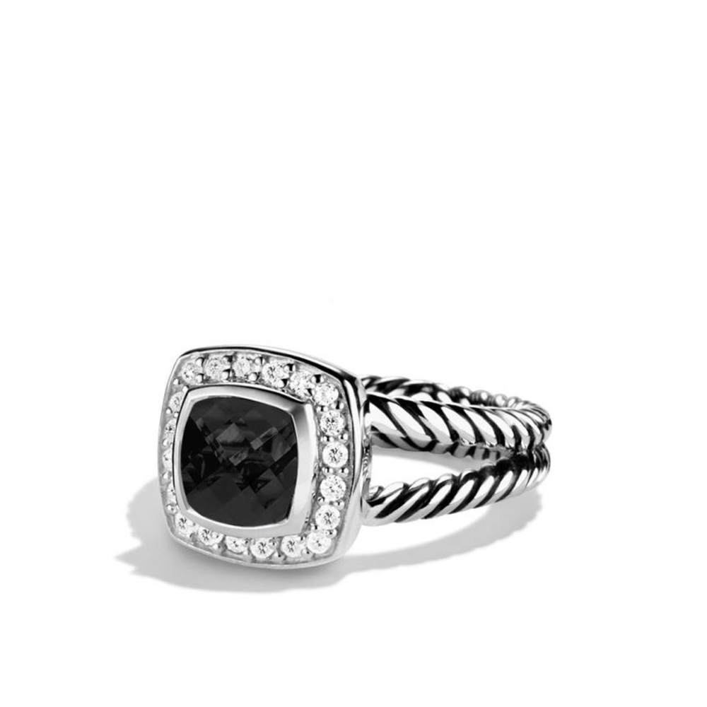 DAVID YURMAN Petit Albion Ring - Black Onyx Sz 6
